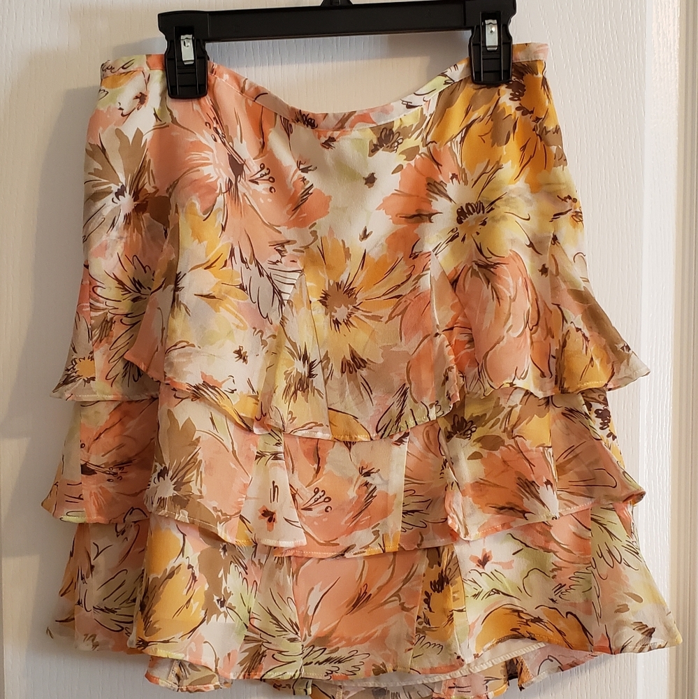 Loft floral skirt